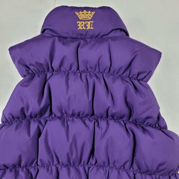 Ralph Lauren Down Reversible Puffer Vest Size 5 - Picture 7 of 15